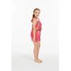 imageGirl Hawaiian Ruffle Top Jumpsuit Romper in Pretty Tropical Hot PinkPretty Tropical Hot Pink