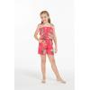 imageGirl Hawaiian Ruffle Top Jumpsuit Romper in Pretty Tropical Hot PinkPretty Tropical Hot Pink