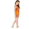 imageGirl Hawaiian Ruffle Top Jumpsuit Romper in Pretty Tropical Hot PinkPretty Tropical Orange