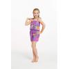 imageGirl Hawaiian Ruffle Top Jumpsuit Romper in Pretty Tropical Hot PinkPretty Tropical Purple
