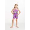 imageGirl Hawaiian Ruffle Top Jumpsuit Romper in Pretty Tropical Hot PinkPretty Tropical Purple
