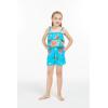 imageGirl Hawaiian Ruffle Top Jumpsuit Romper in Pretty Tropical Hot PinkPretty Tropical Turquoise