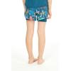 imageGirls Hawaiian Athletic Sportswear Tennis Shorts with Builtin Tights in Floral PatternsCrayon Palms Green