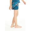 imageGirls Hawaiian Athletic Sportswear Tennis Shorts with Builtin Tights in Floral PatternsCrayon Palms Green