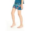imageGirls Hawaiian Athletic Sportswear Tennis Shorts with Builtin Tights in Floral PatternsCrayon Palms Green