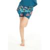 imageGirls Hawaiian Athletic Sportswear Tennis Shorts with Builtin Tights in Floral PatternsCrayon Palms Green