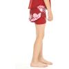 imageGirls Hawaiian Athletic Sportswear Tennis Shorts with Builtin Tights in Floral PatternsLotus and Orchid Red