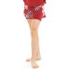 imageGirls Hawaiian Athletic Sportswear Tennis Shorts with Builtin Tights in Floral PatternsLotus and Orchid Red