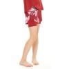 imageGirls Hawaiian Athletic Sportswear Tennis Shorts with Builtin Tights in Floral PatternsLotus and Orchid Red