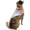 imageHawaiian Matching Pattern Dog Aloha Shirt in Pink Hibiscus Vine in White Size LargeBandana in Pink Hibiscus Turquoise