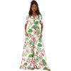 imageMatchable Couple Hawaiian Luau Shirt or Wide Legged with Pockets Jumpsuit in Lotus and OrchidWomen Lotus and Orchid