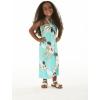 imageMatchable Family Hawaiian Luau Men Women Girl Boy Clothes in Pineapple Garden TurquoiseGirl Halter