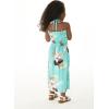 imageMatchable Family Hawaiian Luau Men Women Girl Boy Clothes in Pineapple Garden TurquoiseGirl Halter