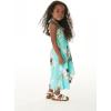 imageMatchable Family Hawaiian Luau Men Women Girl Boy Clothes in Pineapple Garden TurquoiseGirl Halter