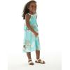 imageMatchable Family Hawaiian Luau Men Women Girl Boy Clothes in Pineapple Garden TurquoiseGirl Round Neck Ruffle