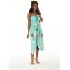 imageMatchable Family Hawaiian Luau Men Women Girl Boy Clothes in Pineapple Garden TurquoiseWomen Halter