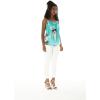 imageMatchable Family Hawaiian Luau Men Women Girl Boy Clothes in Pineapple Garden TurquoiseWomen Spaghetti Tank Top