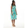 imageMatchable Family Hawaiian Luau Men Women Girl Boy Clothes in Pineapple Garden TurquoiseWomen Tank