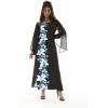 imageMatchable Family Hawaiian Luau Men Women Girl Boy Clothes in Watercolor Orchid in Black TurquoiseWomen Maxi Tank With Sleeve