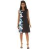 imageMatchable Family Hawaiian Luau Men Women Girl Boy Clothes in Watercolor Orchid in Black TurquoiseWomen Tank