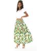 imageWomens Hawaiian Luau Muumuu Flare SkirtBird of Paradise