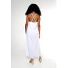 imageWomens Hawaiian Luau Watercolor Orchid Maxi Sweetheart DressWatercolor Orchid