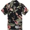 imageBoy Hawaiian Shirt or Cabana Set in Black RafelsiaBlack Rafelsia