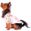 imageHawaiian Matching Pattern Dog Aloha Shirt in Pink Hibiscus Vine in White Size LargePink Hibiscus Vine in White