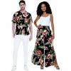 imageMatchable Couple Hawaiian Luau Shirt or Wide Legged Pants in Rafelsia BlackWomen Rafelsia Black