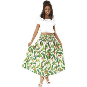 imageWomens Hawaiian Luau Muumuu Flare SkirtBird of Paradise