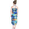 imageGirl Hawaiian Halter Dress in Blue SunsetBlue Sunset