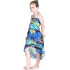 imageGirl Hawaiian Halter Dress in Blue SunsetBlue Sunset