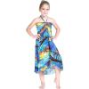 imageGirl Hawaiian Halter Dress in Blue SunsetBlue Sunset