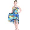 imageGirl Hawaiian Halter Dress in Blue SunsetBlue Sunset