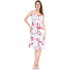 imageHawaii Hangover Womens Hawaiian Mermaid Ruffle Dress in Tropical PrintsMisty Lotus White