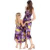 imageMatching Hawaiian Luau Mother Daughter Halter Dress in Sunset BlueSunset Purple
