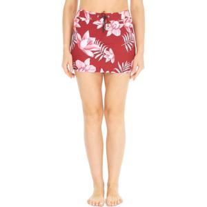 imageWomens Athletic Sportswear Skorts with Builtin Tights in Floral PatternsLotus and Orchid Red