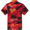 imageBoy Hawaiian Shirt or Cabana Set in Red SunsetRed Sunset