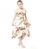 imageGirl Hawaiian Halter Dress in Cream RafelsiaCream Rafelsia