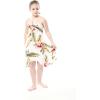 imageGirl Hawaiian Halter Dress in Cream RafelsiaCream Rafelsia