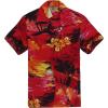 imageBoy Hawaiian Shirt or Cabana Set in Red SunsetRed Sunset