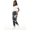 imageWomens Hawaiian Print Jogger Pants in Pineapple Garden NavyPineapple Garden Navy
