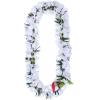 imageHawaiian Luau Party Kapiolani Tuberose Artificial Fabric Flower Lei inWhite