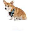 imageHawaiian Matching Pattern Dog Bandana in Orchid Breeze Navy Size SmallBandana in Blooming Lily