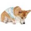 imageHawaiian Matching Pattern Dog Bandana in Orchid Breeze Navy Size SmallBandana in Orchid Breeze White