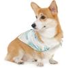 imageHawaiian Matching Pattern Dog Bandana in Orchid Breeze Navy Size SmallBandana in Orchid Breeze White