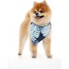 imageHawaiian Matching Pattern Dog Bandana in Pacific Palm Navy Size SmallBandana in Pacific Palm Navy