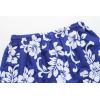 imageHawaii Hangover Mens Swim Trunk in Royal Blue with Side Floral HibiscusAll Over Floral Print in Royal Blue