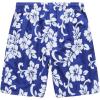 imageHawaii Hangover Mens Swim Trunk in Royal Blue with Side Floral HibiscusAll Over Floral Print in Royal Blue