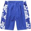 Royal Blue With Side Floral Hibiscus